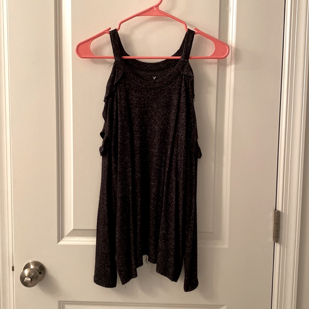 cold shoulder sweater